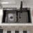30" Drop In  Kitchen Sink with Multifunction Faucet and Digital Display