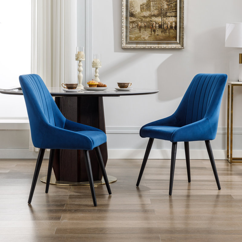 Chaise d'appoint Chipman, Bleu