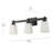 Cebell 3-E26 Light Bulbs Glass Shade Dimmable Modern Vanitly Light Fixture