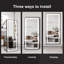 Miroir vertical pleine longueur à DEL