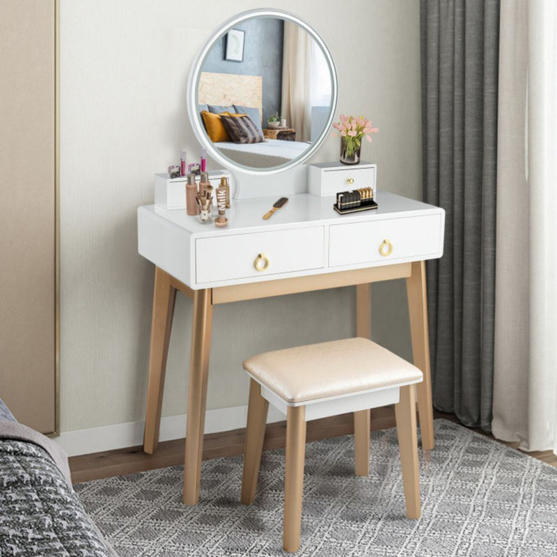 Ensemble de meuble-lavabo, Blanc/Noir
