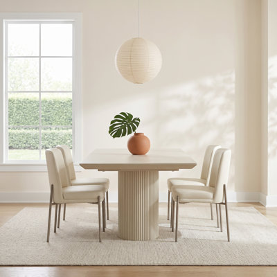 Odonna Stone Top Dining Table