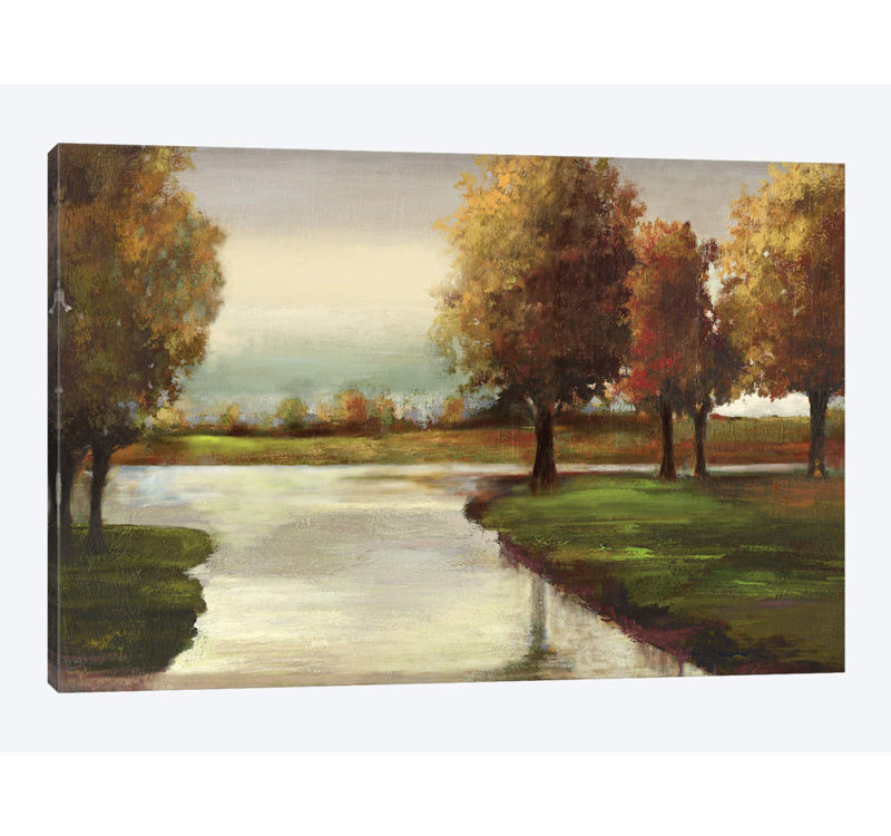 «Arabeska», reproduction sur toile, H 18 po x l 26 po x P 1,5 po, Toile tendue, Pas de tapis