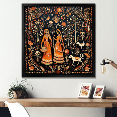 Indian Art Rajasthani Folklore Tales II - Indian Art Wall Art