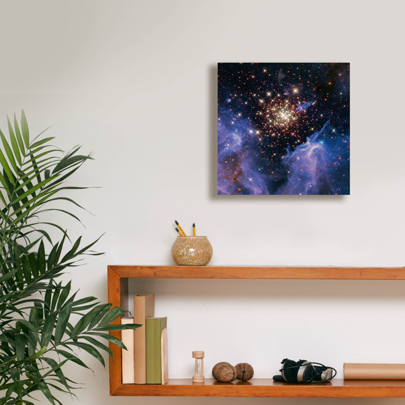 «Start Cluster NG 3603» par Hubble Space Telescope, art mural de la NASA, H 12 po x l 12 po x P 0,75 po