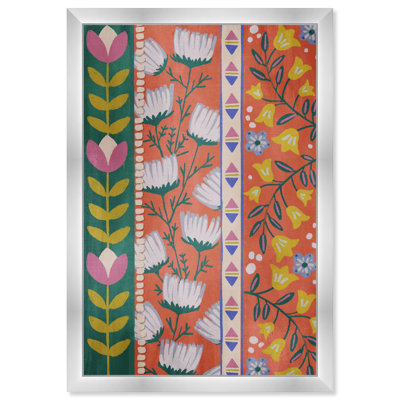 Motif floral coloré par Birch Lane ™ - reproduction de cadre photo