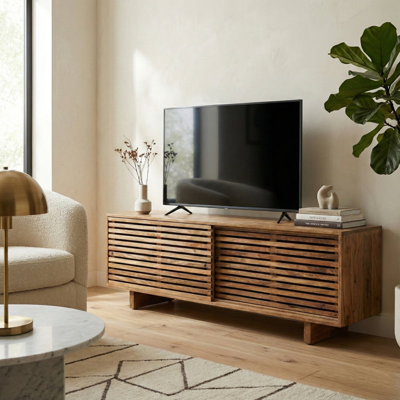 Meuble télé Terra - Naturel, 55"