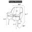 Fauteuil d'appoint en velours coucher de soleil doré - élégance Mid-Century pour chaque pièce-227738120