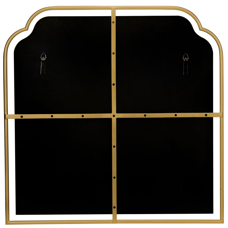 Sebastian Mantle Collection Novelty Metal Mirror, Gold