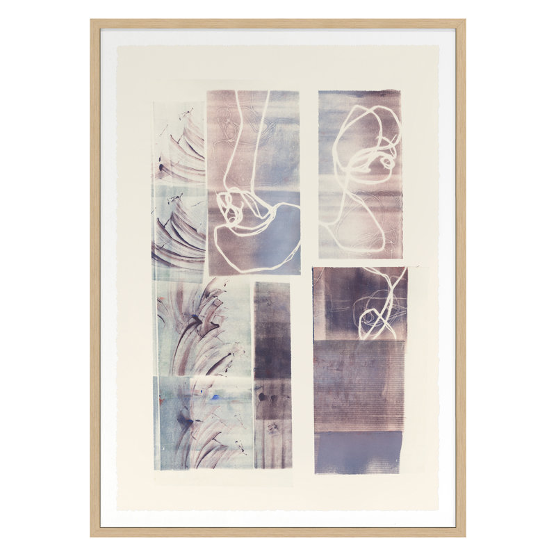 «Fall 2022 Configurations 7» par Chris Paschke, impression sur papier, Cadre nordique simple en chêne nordique