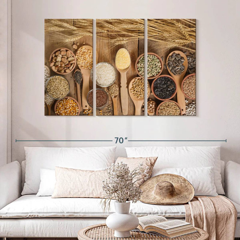 Harnek Rustic Kitchen Grains, 32" H x 50" W