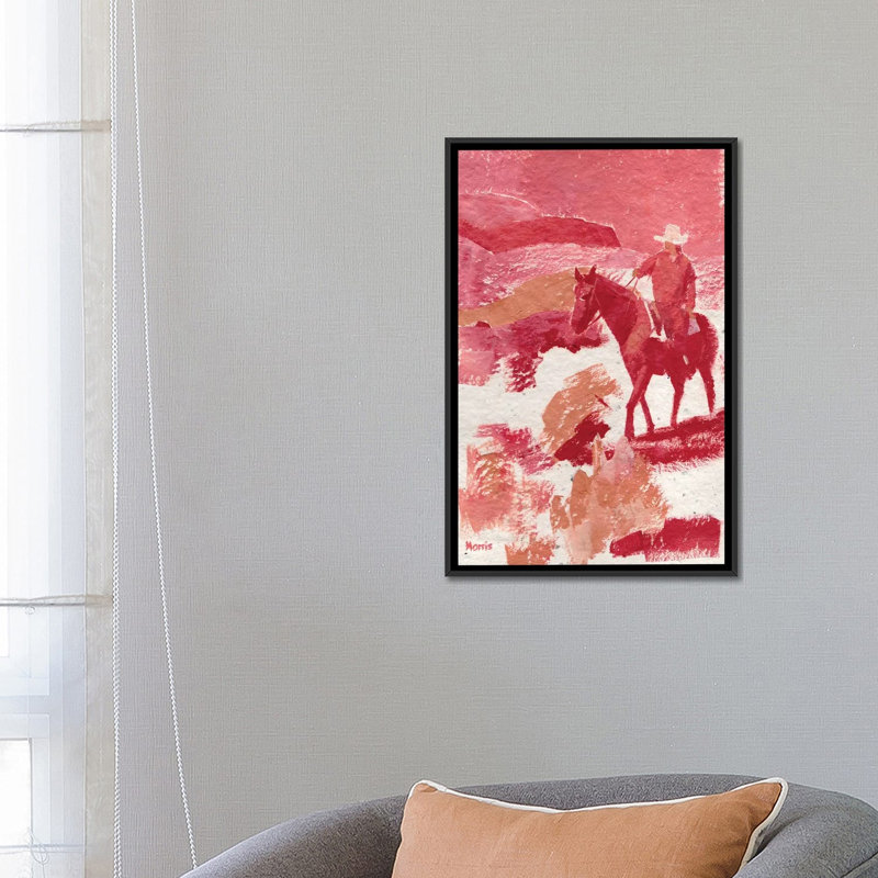 Après-midi ombres - reproduction d'art murale - toile encadrée, 26 po x 18 po, Toile avec cadre, Noir