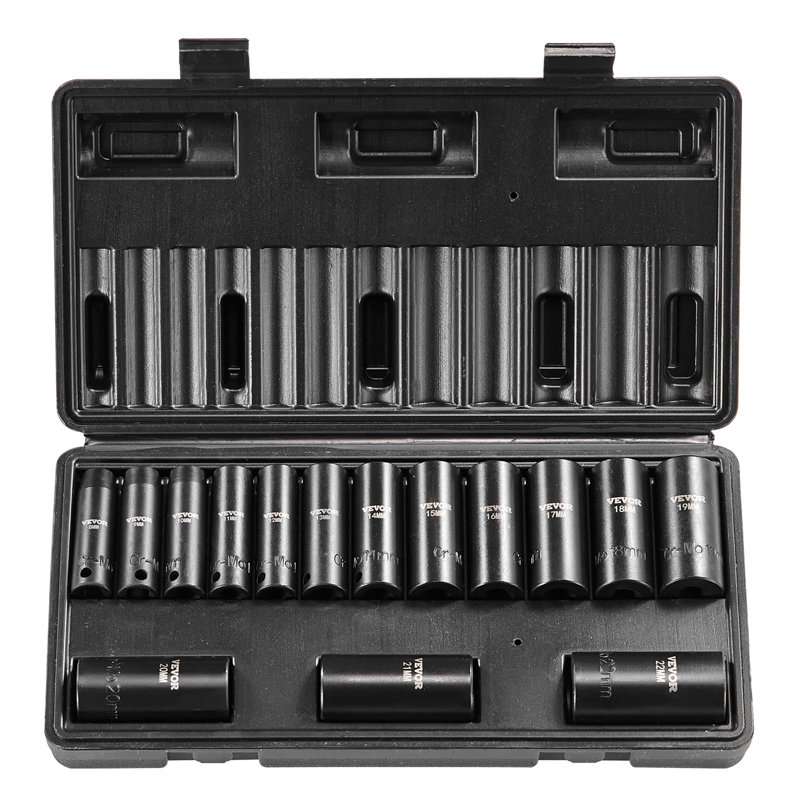 3/8" Drive Impact Socket Set