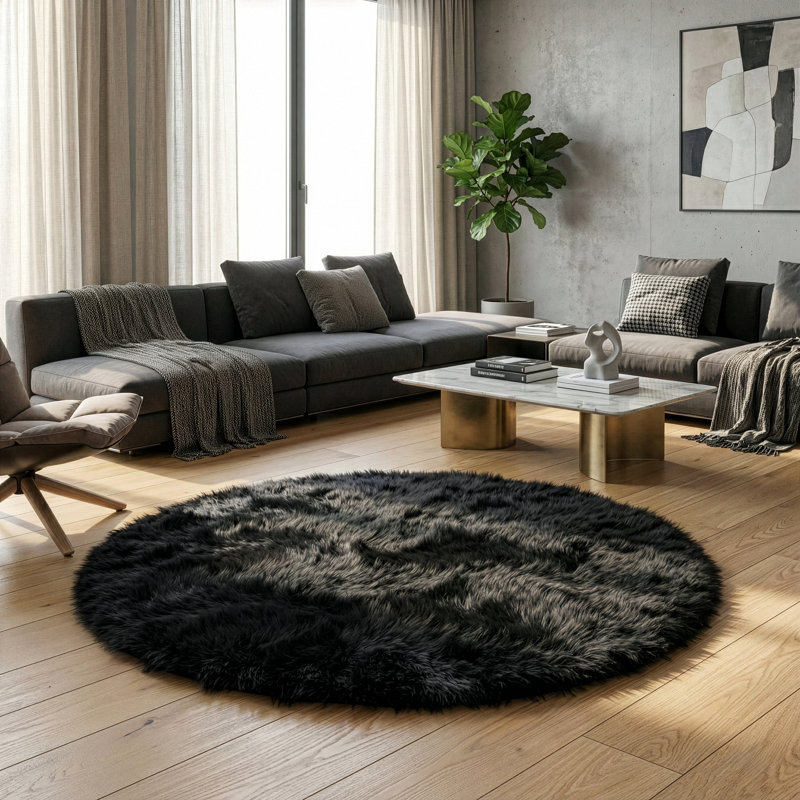Aric Faux Fur Indoor Rug