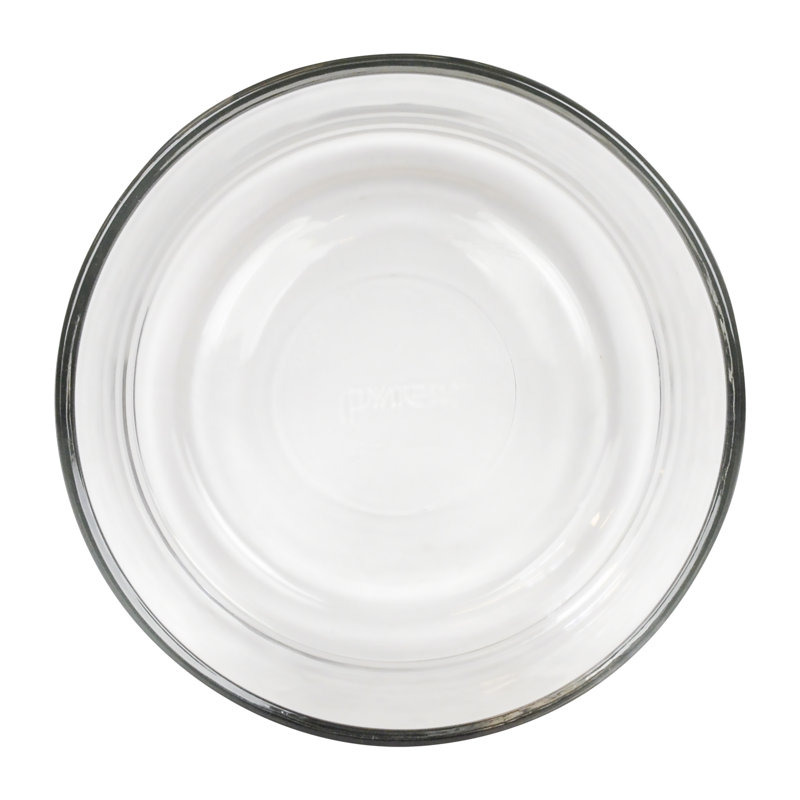 Pyrex (2) bols en verre 4 tasses et (2) couvercles en PC, Jaune d'œuf