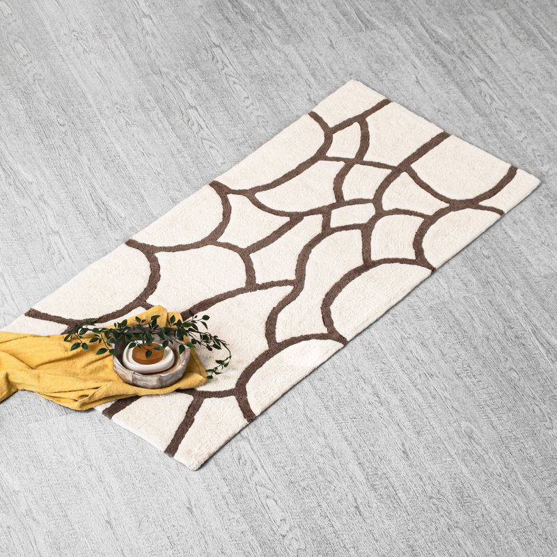 Tapis de bain Raul, Beige, l 24 po x L 60 po