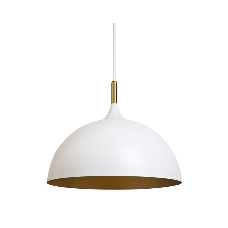 Lohn Pendant, Matte White