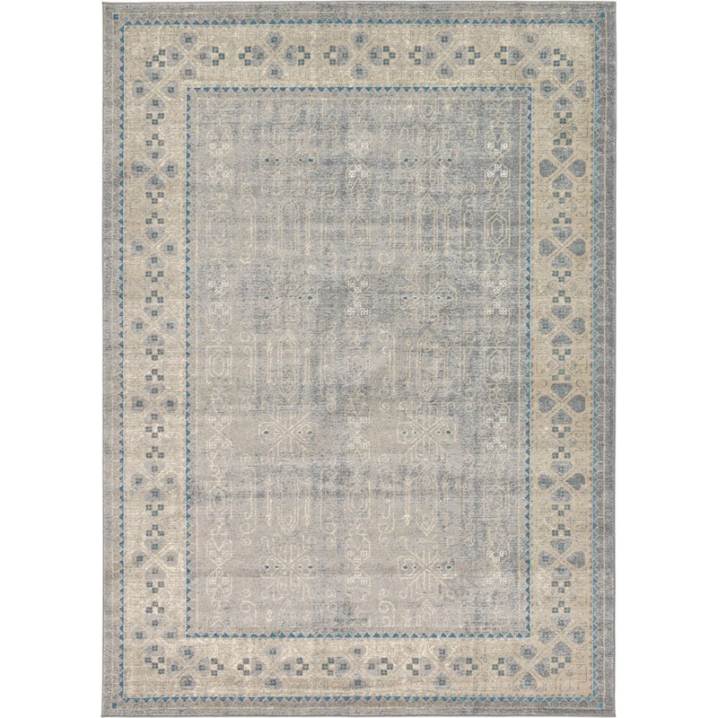 Linz Ikat Indoor Rug, Rectangle 7' x 10'