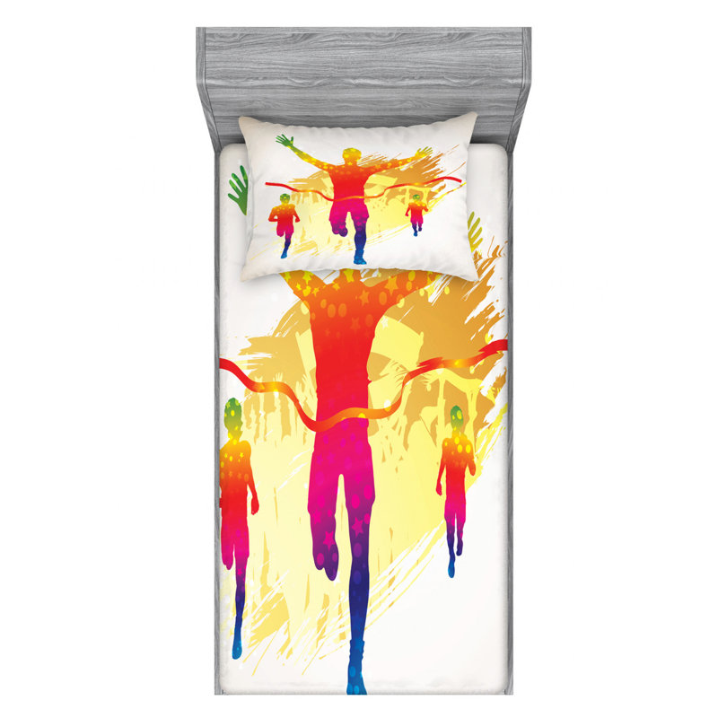 Microfiber Sheet Set, Twin XL Sheet Set with Fitted Sheet