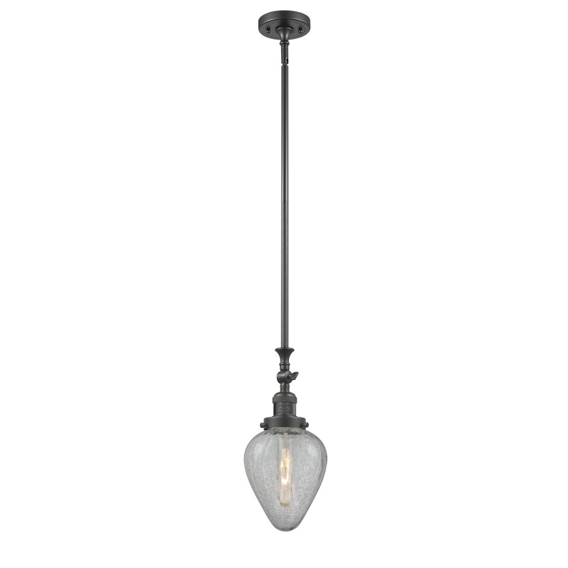 Luminaire suspendu 1 lumière Shauna, Bronze huilé
