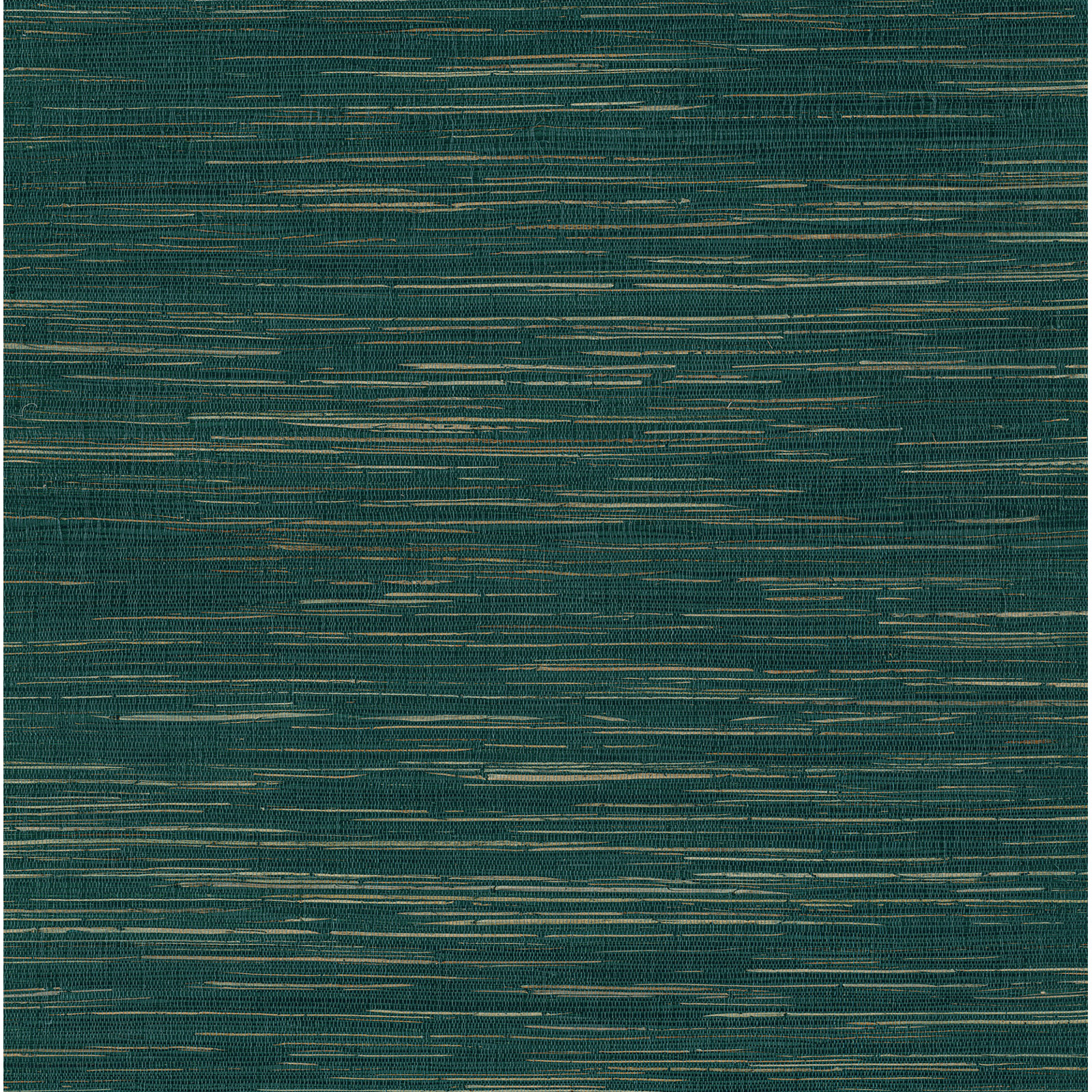 Hamza Modern Grass Cloth Abstract Wallpaper, Teal, 20.5" W x 33' L