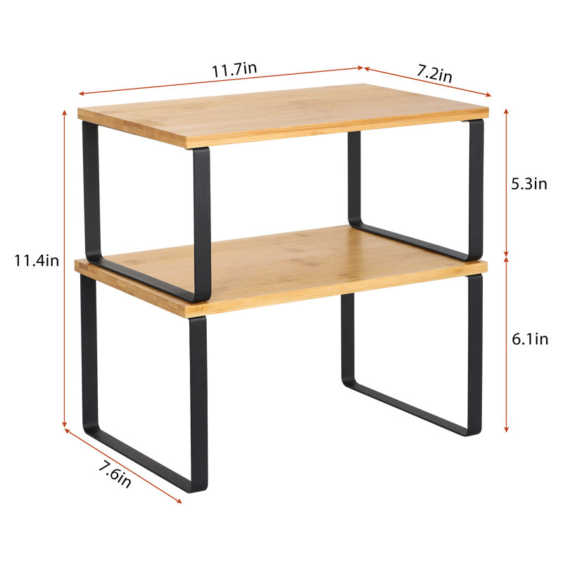 Ensemble de 4 tablettes d'appoint, Noir / blanc