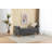 Flax Fabric Storage Bench Shoe-Changing Stool