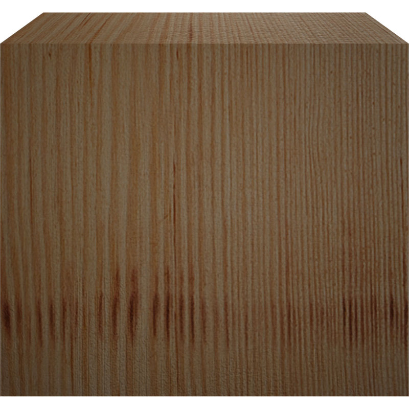 Attelle de genou traditionnelle, H 6 po x l 5,5 po x P 6 po, Douglas (lisse)