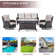 Mickala Wicker Outdoor Glider Chair