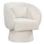Fauteuil d'appoint pivotant avec dossier incurvé et coussin lombaire amovible à 360 degrés-1950287093-1950287092