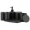 Ensemble d'accessoires de salle de bain noir mat 6 pièces - porte-brosse à dents, distributeur de lotion, contenant en coton-tige, plateau de coiffeuse, gobelet - organisateur de comptoir pour salle de bain - ensemble élégant et fonctionnel