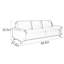 Reception room business simple office sofa