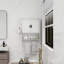 Armoire de rangement murale blanche moderne en MDF