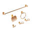 6-Piece Bathroom Hardware Set POCONE with Towel Bars and Hooks-108677558