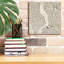 «Neutral New York Map» par Laura Marshall, art mural sur toile-359709923
