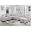 Canapé d'angle luxueux avec porte-gobelets intégrés, sofa confortable