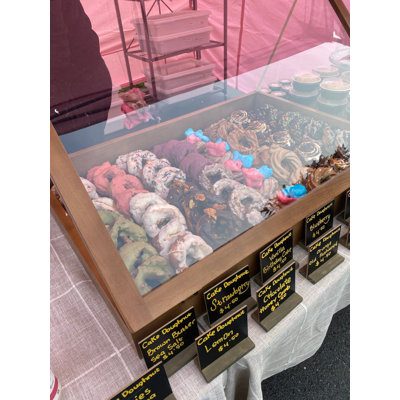 PENNZONI Trade Show Display Case w/ Acrylic Side Guards