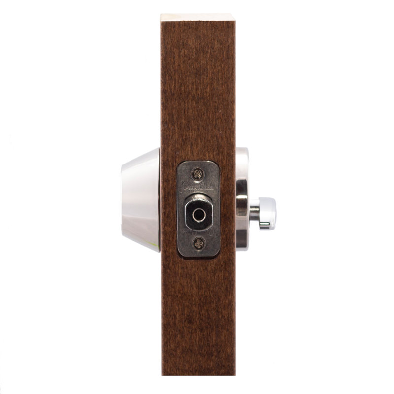 Single Cylinder Deadbolt, Polished Stainless Chrome