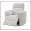 Fauteuil inclinable et oscillant Sagen Beige Boucle avec pivot, confortable et élégant pour les espaces de vie modernes