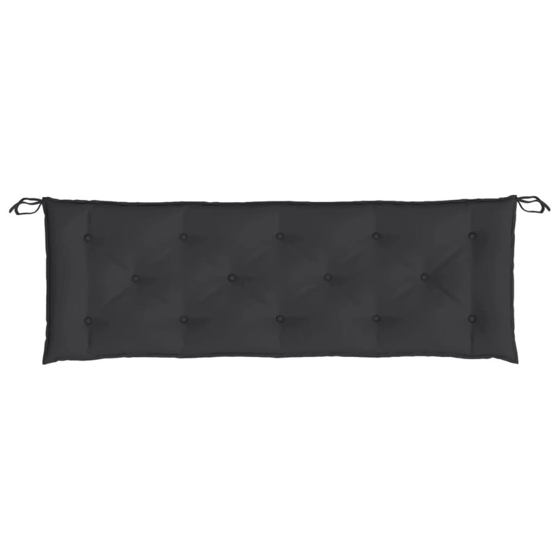Outdoor 2.8'' Bench Seat Cushion, Black, 59.1" W x 19.7" D