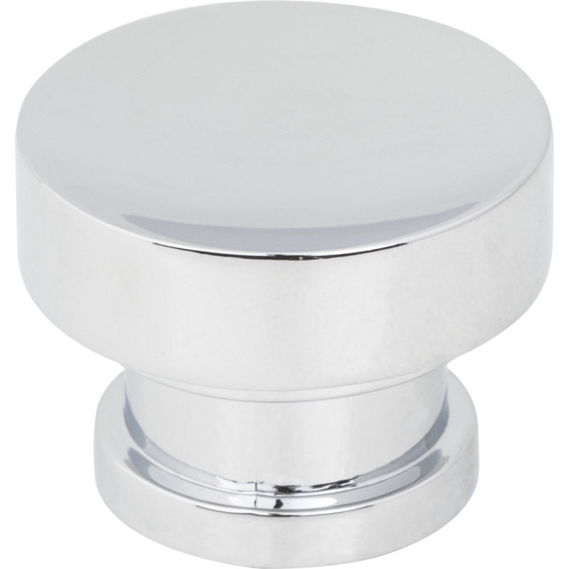 Elara Mushroom Knob, Polished Chrome