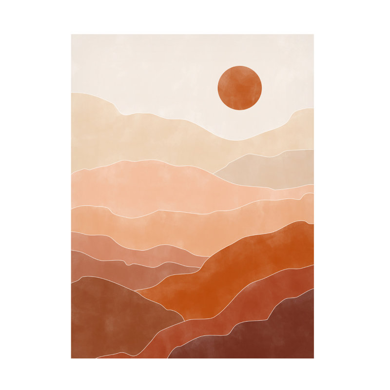 Bolog Elena Ristova Aspectratioterracotta37 Canvas Art, 14" H x 19" W