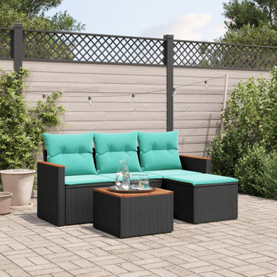 Ensemble de 8 canapés de patio avec coussins pour l'extérieur