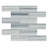 Subway 12 in. x 12 in. Glossy Glass Mosaic Wall Tile-89351315