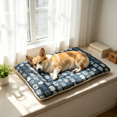 Dog Bed Thick Warm Pet Sleeping Mat for Dogs and Cats All Season Bed Pad Cat Bed