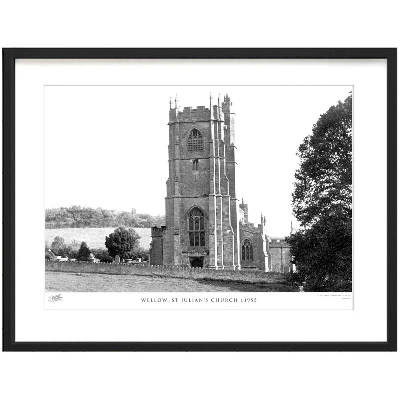 Wellow, St Julian - Single Picture Frame Print, 40cm H X 50cm W x 2cm D