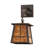 7" Wide Bungalow Lantern Wall Sconce