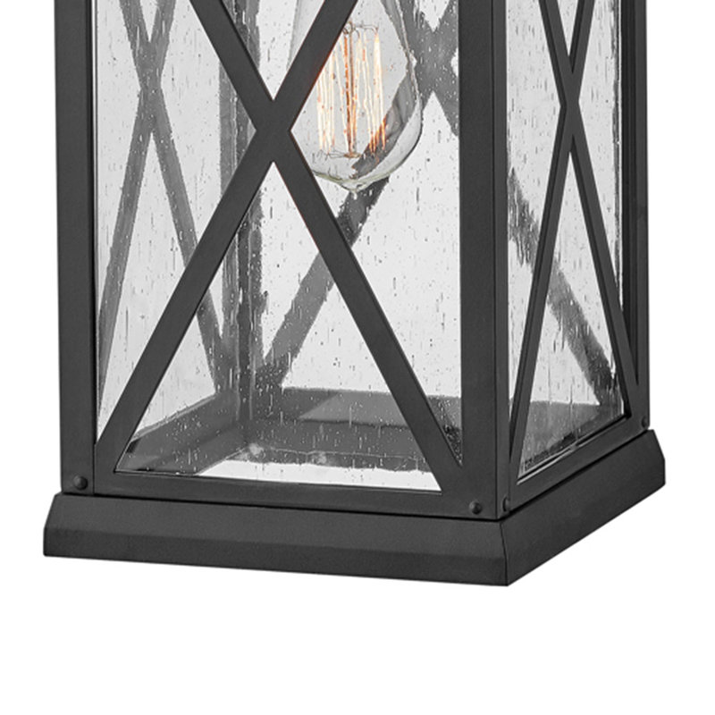 Briar Single Light Outdoor Wall Mount Lantern, 25.8" H x 8" W x 10" L
