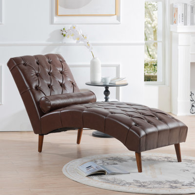 Chaise longue rembourrée