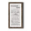 "Bathroom Rules" - Art textuel sur toile-451820824